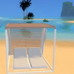 Beach pavilion - set