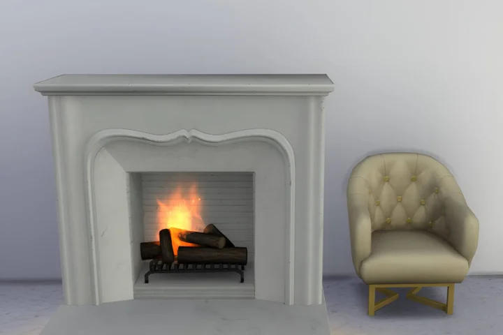 Marble fireplace set