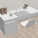 Minimal Sienna office set