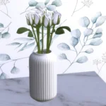 Antigue Roses in vase - set