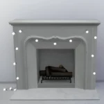 Marble fireplace set
