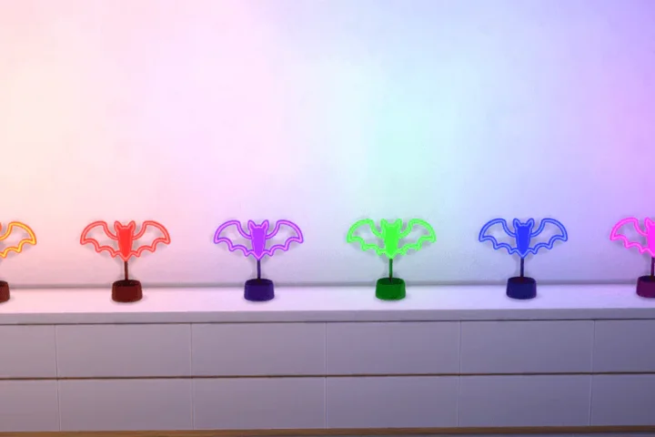 Neon Bat Light