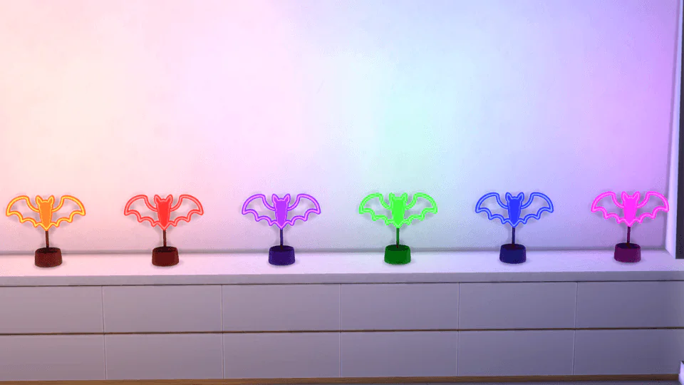 Neon Bat Light