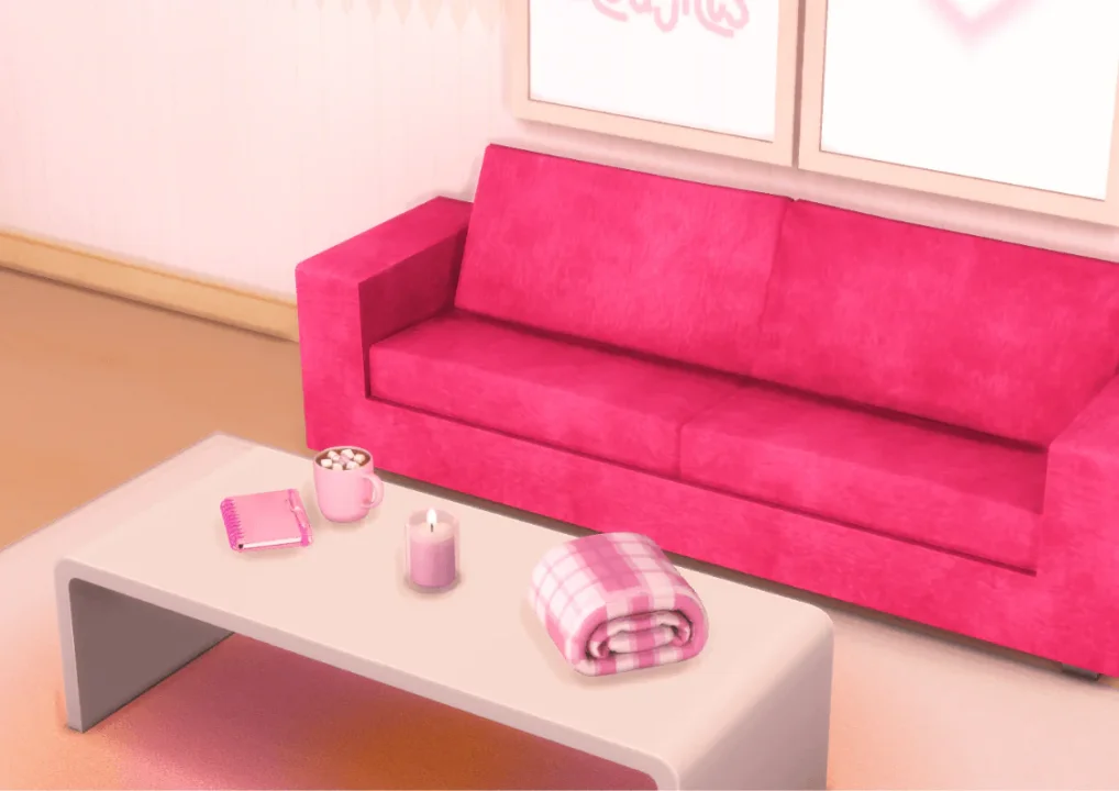 Pink Cozy Moment