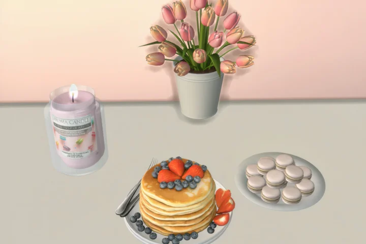 Strawberry pancakes