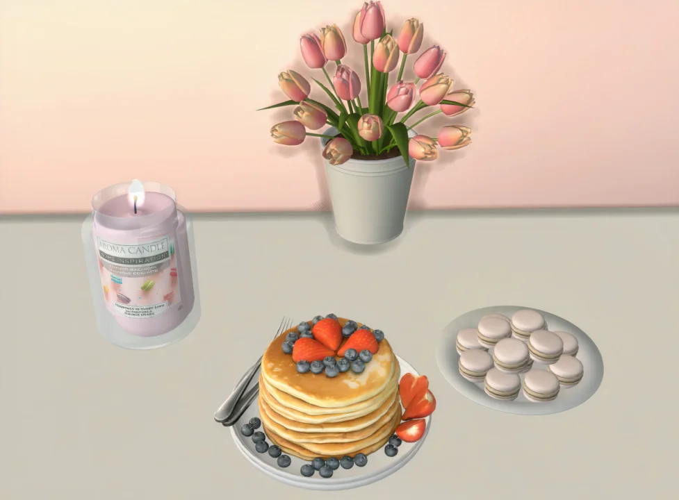 Strawberry pancakes