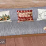 Xmas sofa with cushions