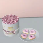 Heart donuts