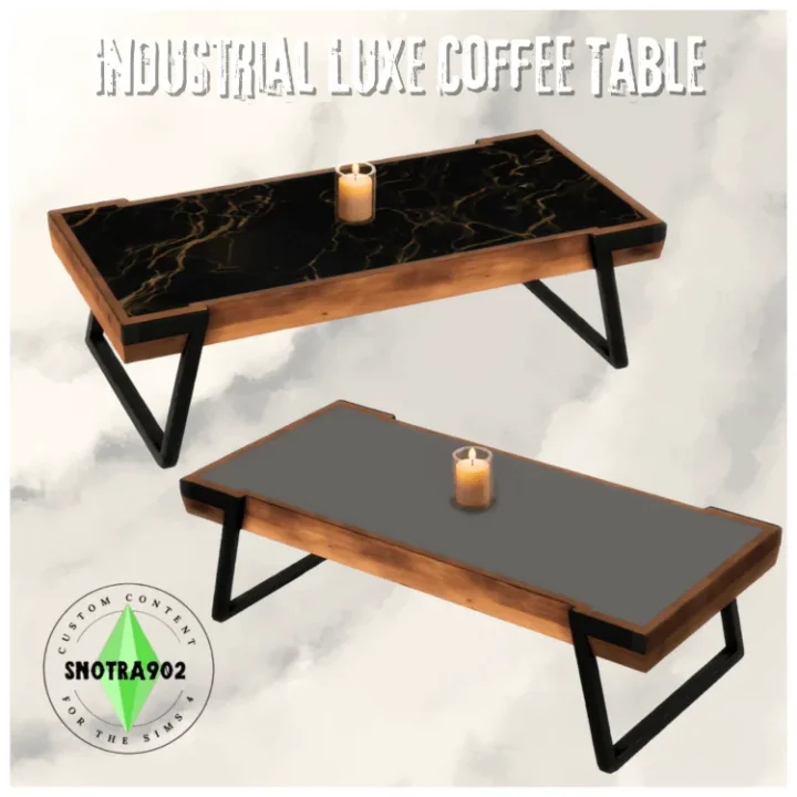 Industrial Luxe Coffee Table