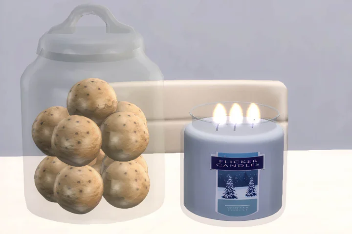 Xmas cookies in jar - Advent calendar day 4