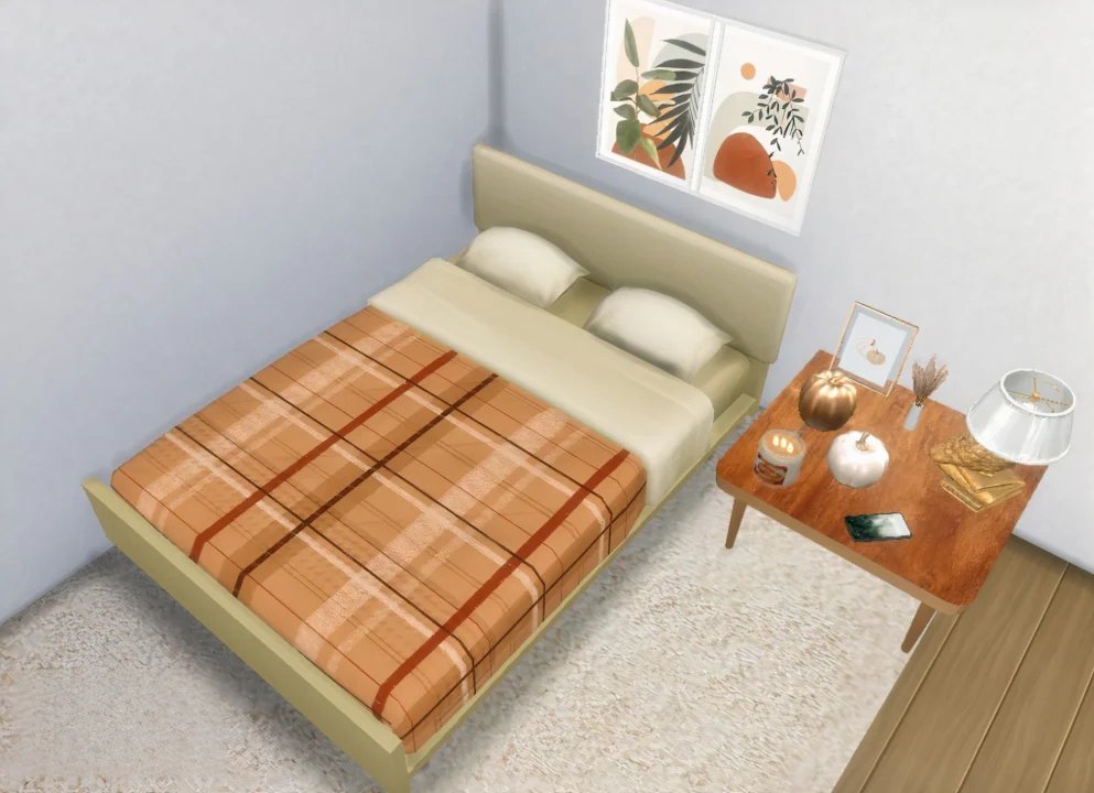 Happy fall bed set