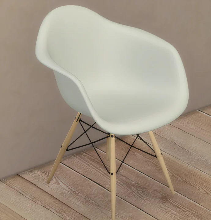 Minimal geometric chair