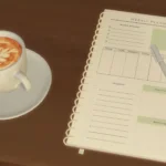 Spiral weekly planner