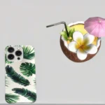Phone with summer case