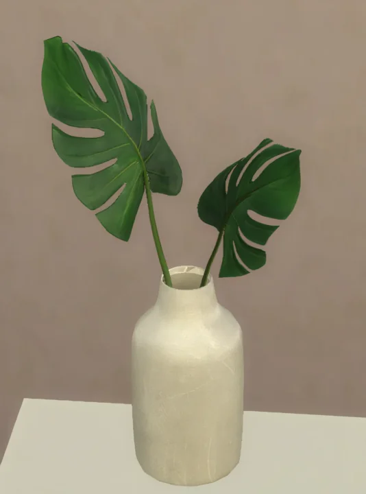 Minimal leaf vase