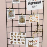 Aesthetic fall study board with polaroids x2