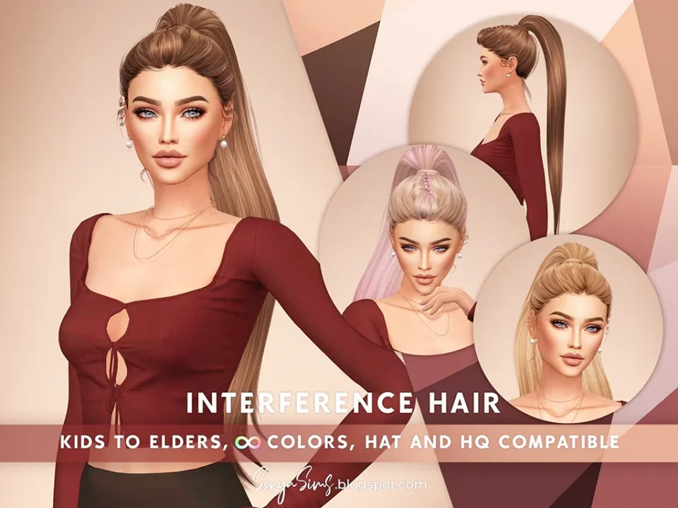 SONYASIMS - Interference Hair PACK (A & B) Adults and Kids