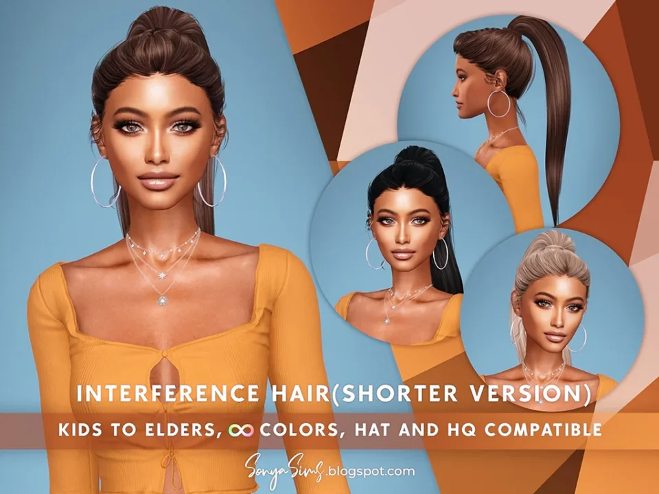 SONYASIMS - Interference Hair PACK (C & D) Adults and Kids