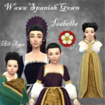 Wawa Spanish Tudor Gown Isabella
