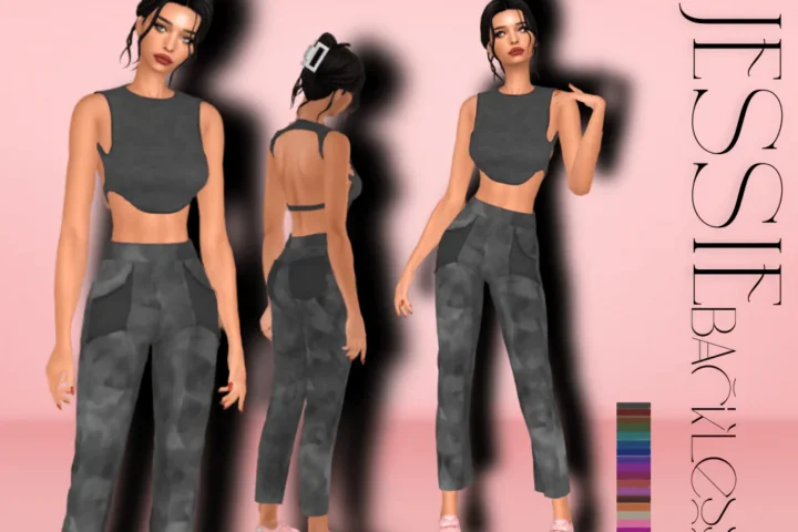 JESSIE BACKLESS CROP