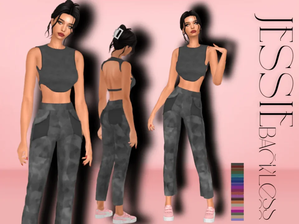 JESSIE BACKLESS CROP