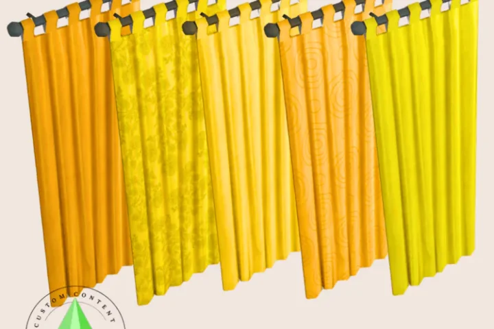 Yellow Velvet Curtains