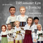 TSM Assassin Outfit & Dress for kids and toddlers