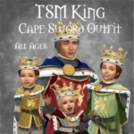 TSM Royal King Cape Sword Outfit