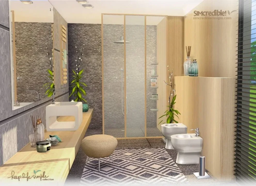Keep Life Simple Bathroom Decor 🧼
