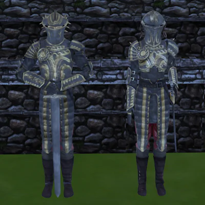 TSM Knight Belt Armor as deco objects