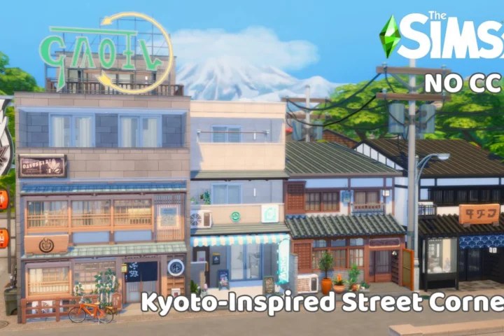 Kyoto-Inspired Street Corner (NO CC)