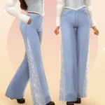 Lace (and laceless) jeans