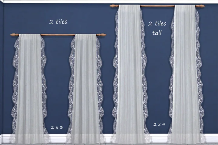 lace curtains