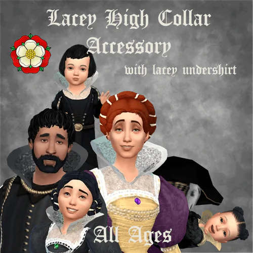 Lacey High Collar Accessory