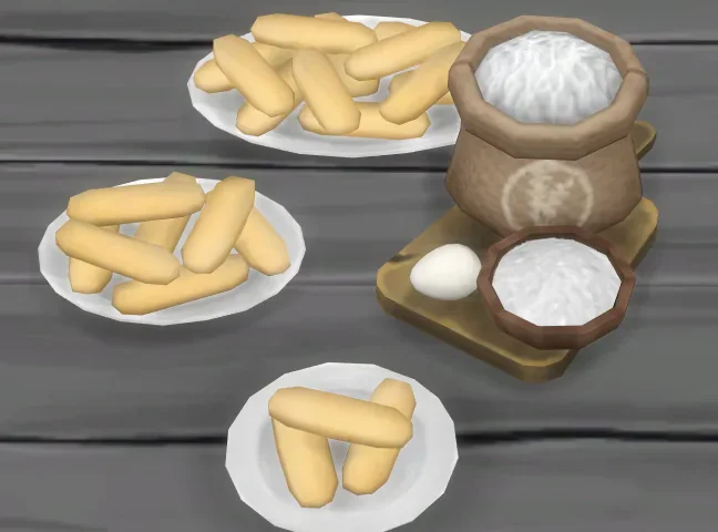 Ladyfinger Cookies Homemade Ingredient