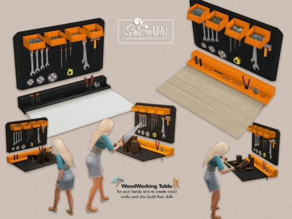 Functional Woodworking table 🛠️