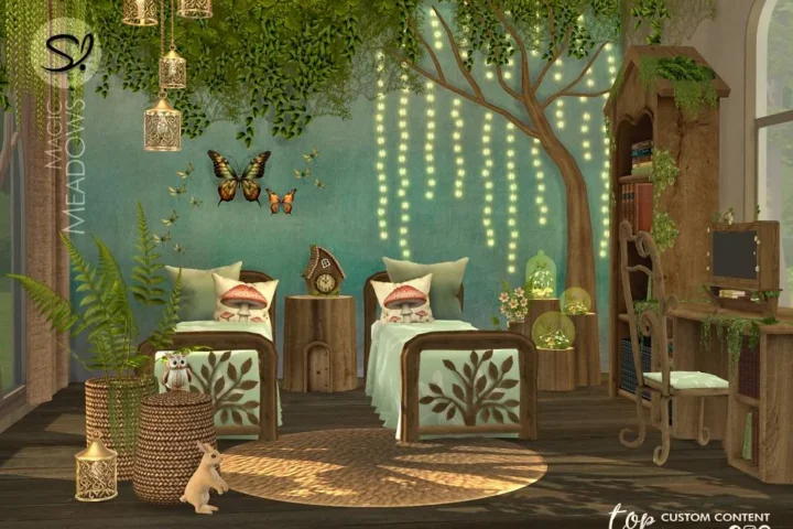 Magic Meadows Twins Bedroom 🧚🏽‍♀️🧚🏽‍♀️