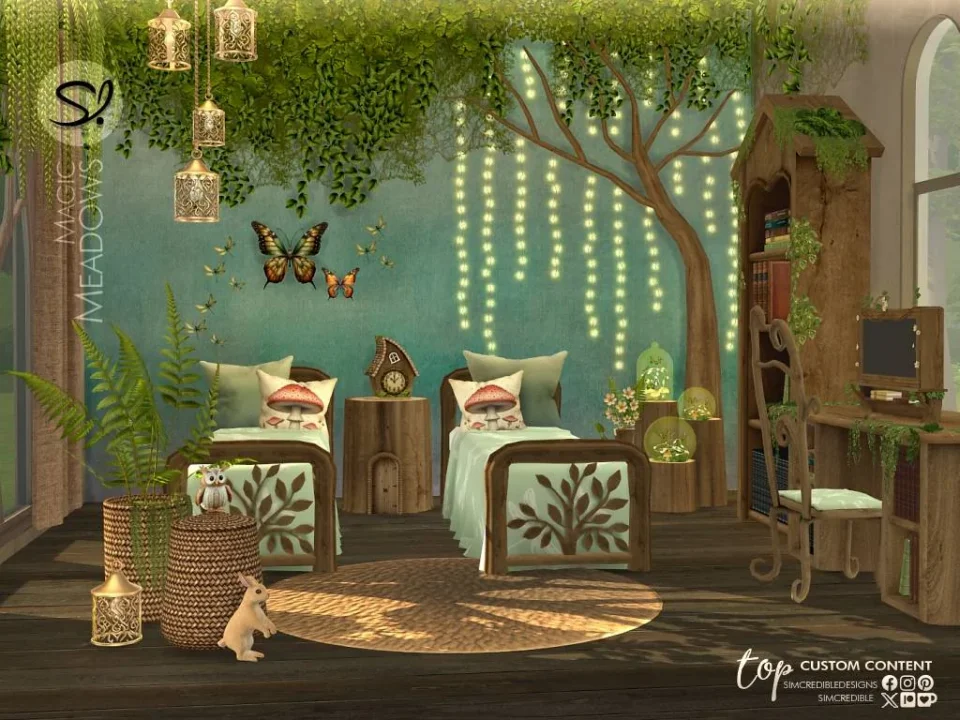 Magic Meadows Twins Bedroom 🧚🏽‍♀️🧚🏽‍♀️
