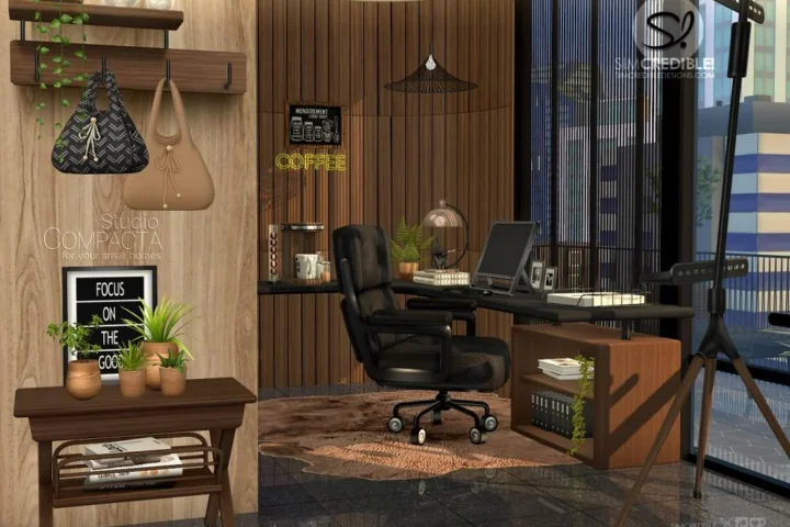 Compacta Study Wood -Room 📚💻