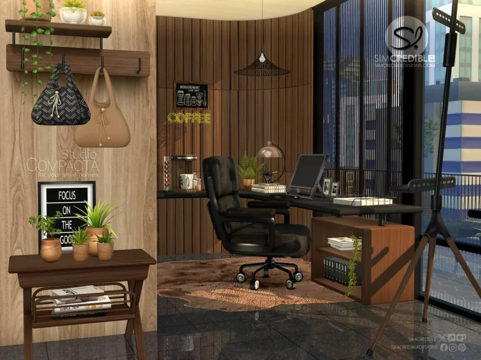 Compacta Study Wood -Room 📚💻