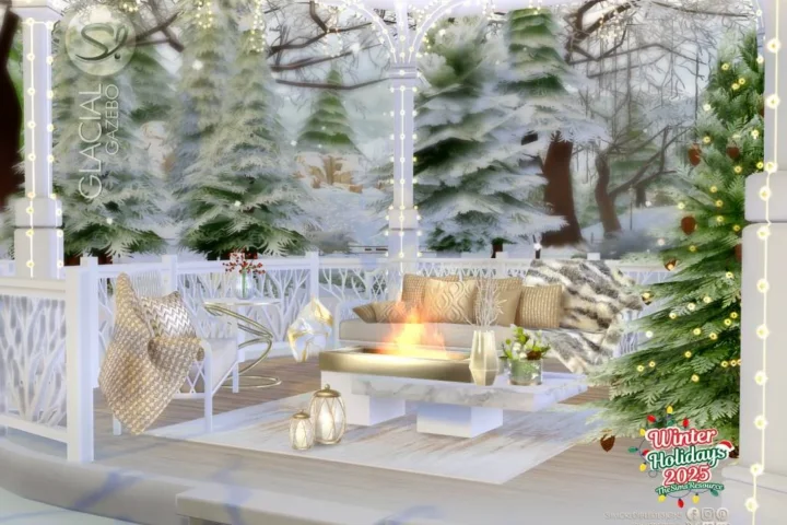 Glacial Gazebo White -Room ❆❆❆