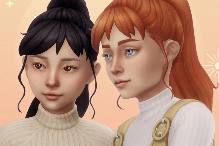 Makoto hair (child sims)