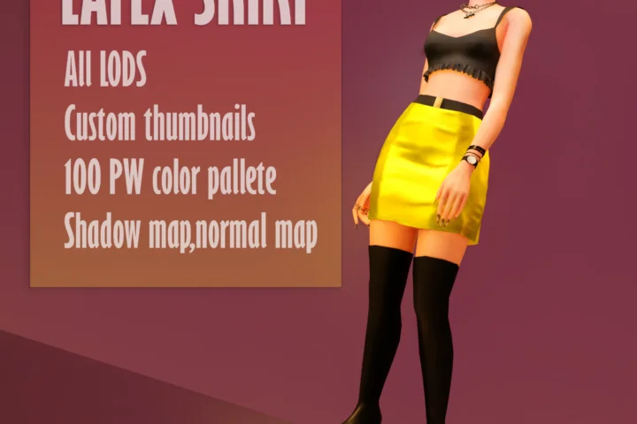 PW Latex Skirt