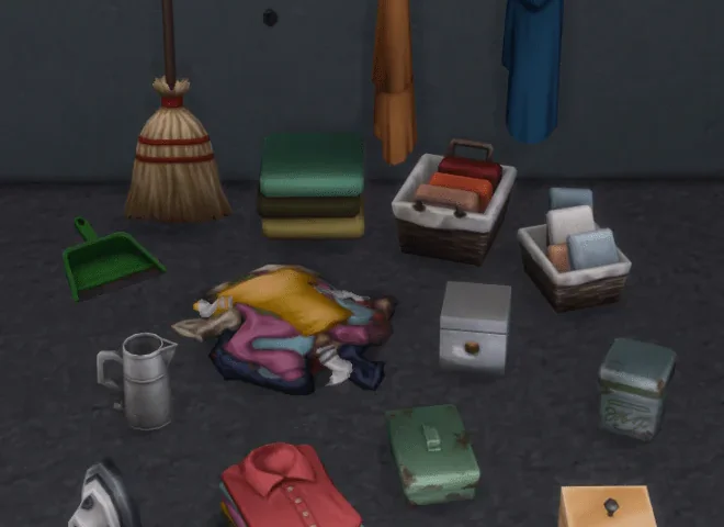 Laundry Day Clutter