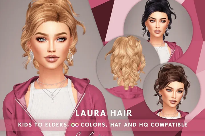 SONYASIMS - LAURA HAIR (BANGS INCLUDED)