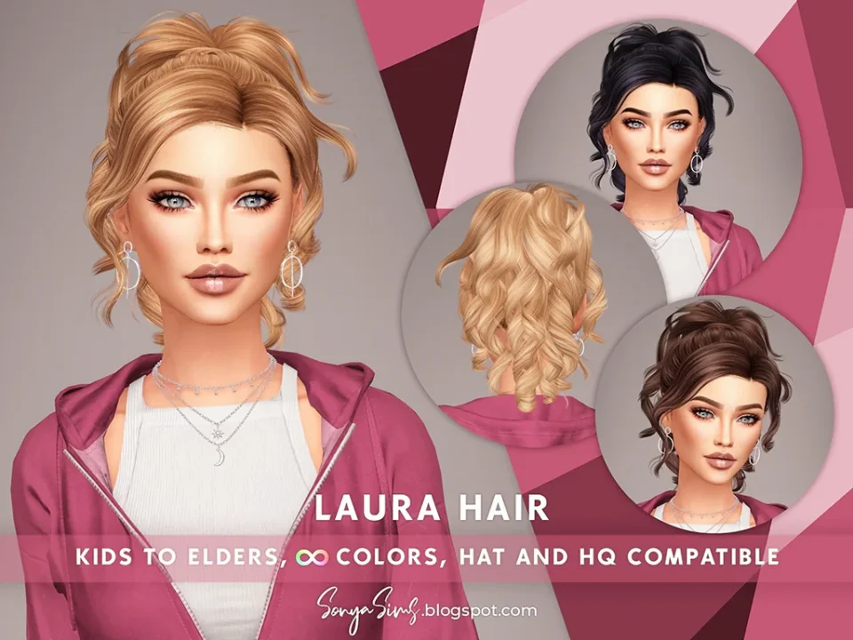 SONYASIMS - LAURA HAIR (BANGS INCLUDED)