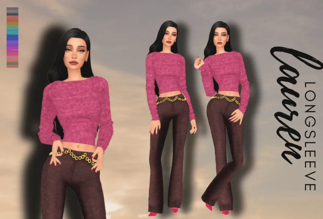 LAUREN LONG SLEEVE TOP