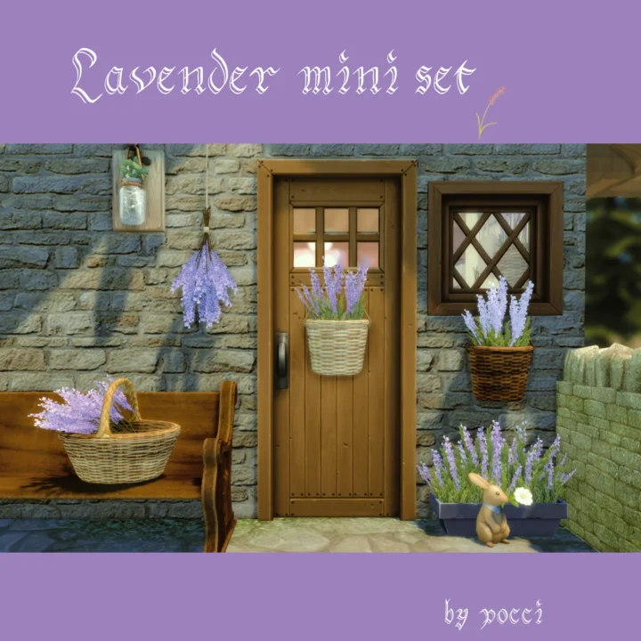 lavender mini set by pocci