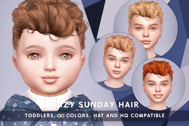 SONYASIMS - LAZY SUNDAY HAIR TODDLERS