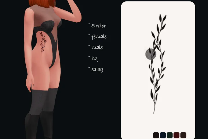 Leaf Tattoo 3